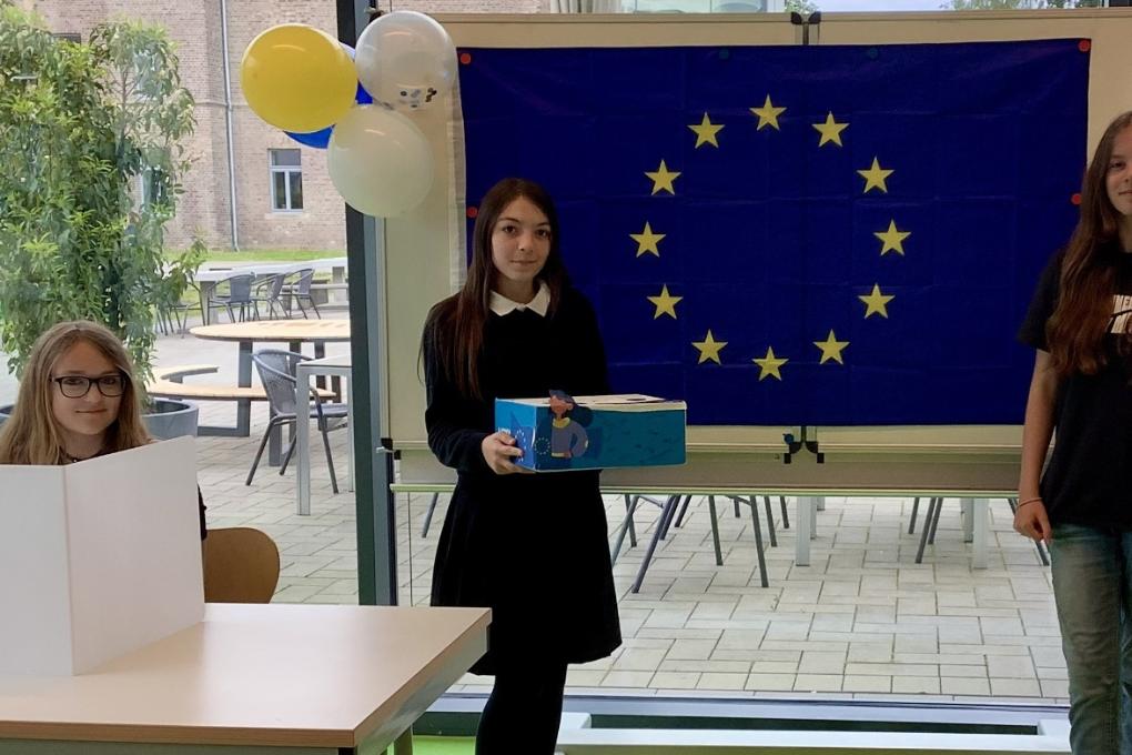 Europawahl 2024 - U16-Wahl an der USH